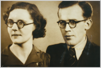 Portrait von Hans und Mildred Zimmermann 1930er Jahre